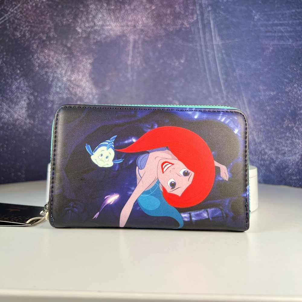Loungefly: Disney The Little Mermaid - Princess Scenes Series Zip Around Wallet